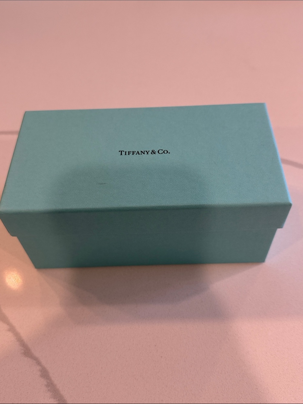 Tiffany & Co. Signature Blue Jewelry Box with Tissue